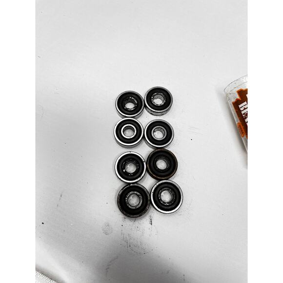 Penny Skateboards Aver Seven set of 4 used wheels and bearings - Picture 2 of 5